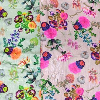 Linen Slub Digital Print No. 7